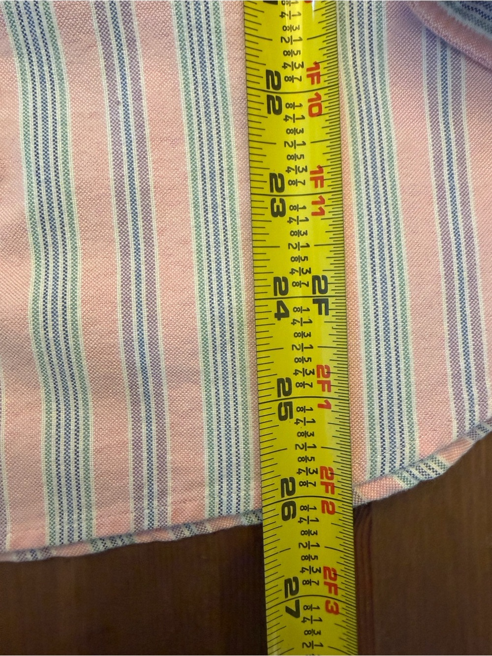 Ralph Lauren Women’s Slim Fit Striped Oxford Button-Down Shirt – Size 12 - Picture 9 of 9